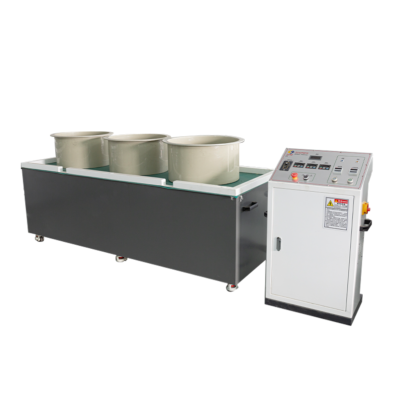SY1400 Mesin Penggilap Deburring Magnetik Industri Salingan Mendatar / Katil Lanjutan
