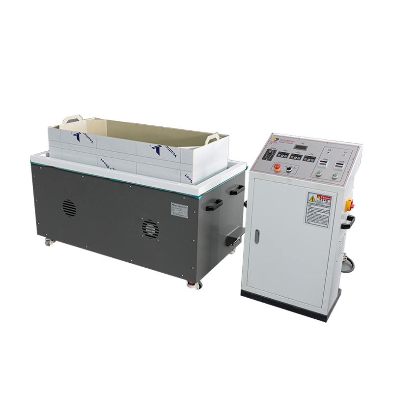 SY1200 Mesin Penggilap Deburring Magnetik Industri Salingan Mendatar/Katil Panjang