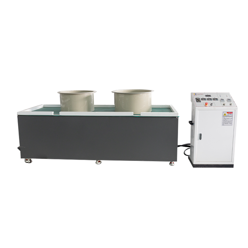 SY1400 Mesin Penggilap Deburring Magnetik Industri Salingan Mendatar / Katil Lanjutan